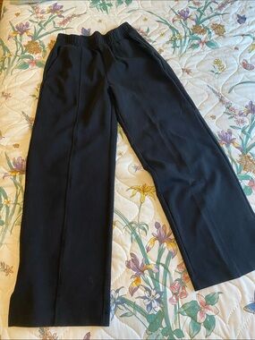 Old Navy high-waisted dynamic fleece wide-leg pants (size small)